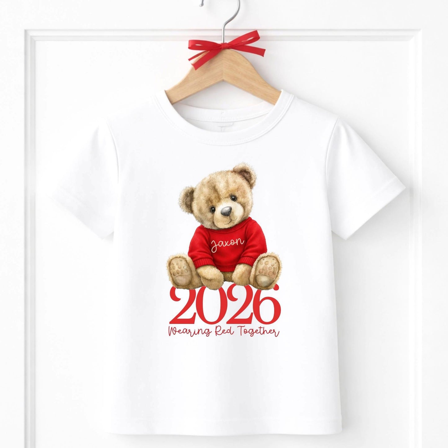 Wearing Red Together Bears