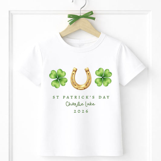 St Patricks Day Horseshoe T-Shirt